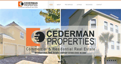 Desktop Screenshot of cedermanproperties.com