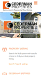 Mobile Screenshot of cedermanproperties.com